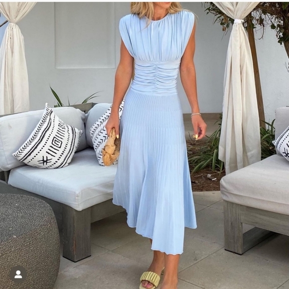 Zara Draped Knitwear Dress Bloggers Favorite Size M - Picture 2 of 11